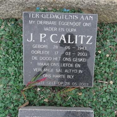 CALITZ J.P. 1943-2003