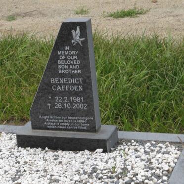 CAFFOEN Benedict 1981-2002