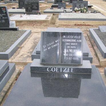 COETZEE Jan Meiring 190?-1996