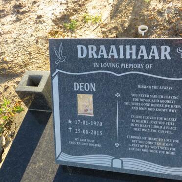 DRAAIHAAR Deon 1970-2015