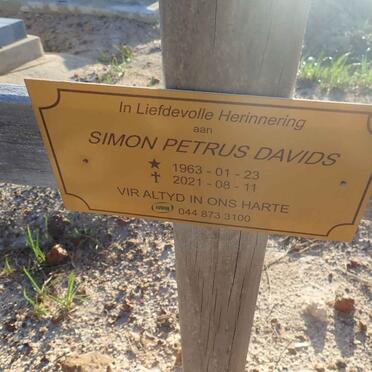 DAVIDS Simon Petrus 1963-2021