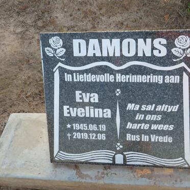 DAMONS Eva Evelina 1945-2019
