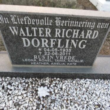 DORFLING Walter Richard 1935-2011