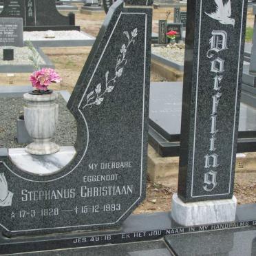 DORFLING Stephanus Christiaan 1928-1993 &amp; Anna Fransina 1935-2005