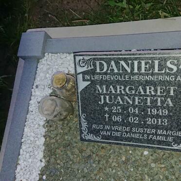 DANIELS Margaret Juanetta 1949-2013