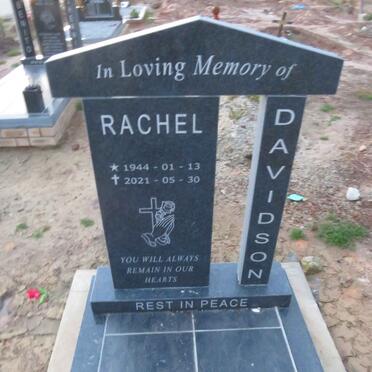 DAVIDSON Rachel 1944-2021