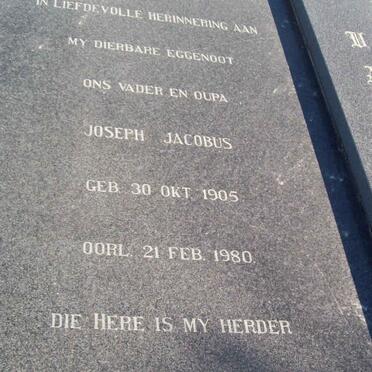 DYK Joseph Jacobus, van 1905-1980 &amp; Hendrieka Johanna Maria 1919-1989 _2