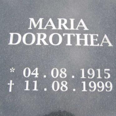 DYZEL Maria Dorothea 1915-1999