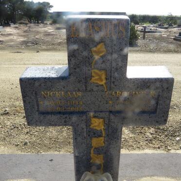 ERASMUS Nicklaas 1944-2008 & Caroline K. 1943-2010