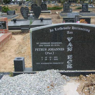 ECK Petrus Johannes, van 1915-2000