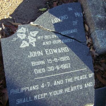 EDWARD John 1920-1967