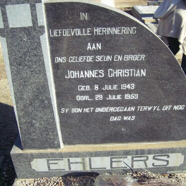 EHLERS Johannes Christian 1943-1959