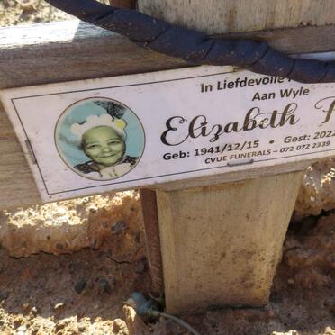 FRY Elizabeth 1941-2022