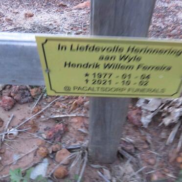 FERREIRA Hendrik Willem 1977-2021