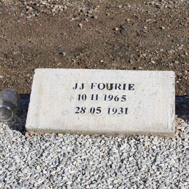 FOURIE J.J. 1931-1965