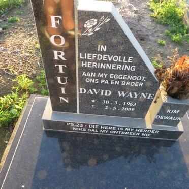 FORTUIN David Wayne 1963-2009