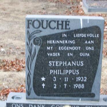 FOUCHE Stephanus Philippus 1932-1988