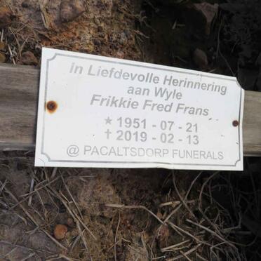 FRANS Frikkie Fred 1951-2019