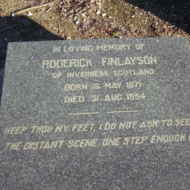 FINLAYSON Roderick 1871-1954