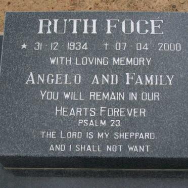 FOCE Ruth 1934-2000