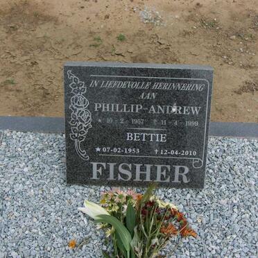 FISHER Phillip Andrew 1957-1999 &amp; Bettie 1953-2010