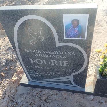 FOURIE Maria Magdalena Wilhelmina 1940-2022