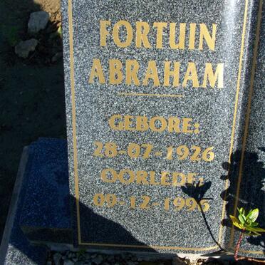 FORTUIN  Abraham 1926-1996