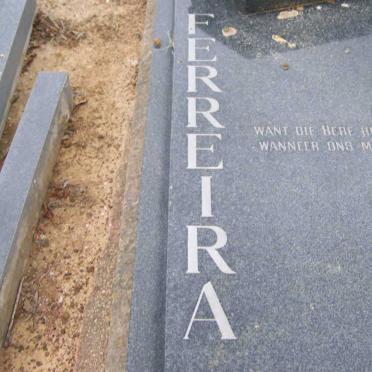 FERREIRA Cornelius 1943-1993