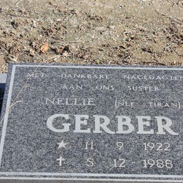 GERBER Nellie nee TIRAN 1922-1988