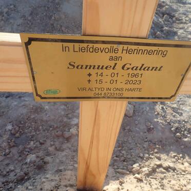 GALANT Samuel 1961-2023