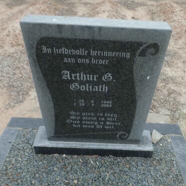 GOLIATH Arthur G. 1949-2004