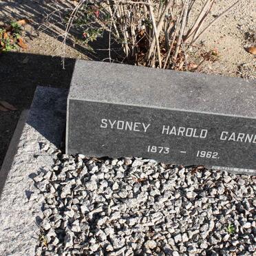 GARNETT Sydney Harold 1973-1962