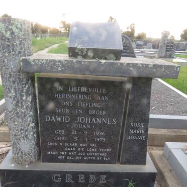 GREBE Dawid Johannes 1936-1973 