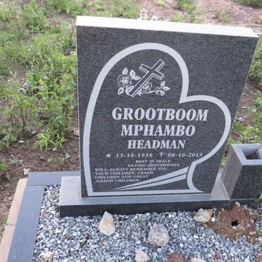 GROOTBOOM Mphambo 1938-2013