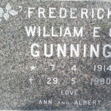 GUNNING Frederick William E.C. 1914-1980