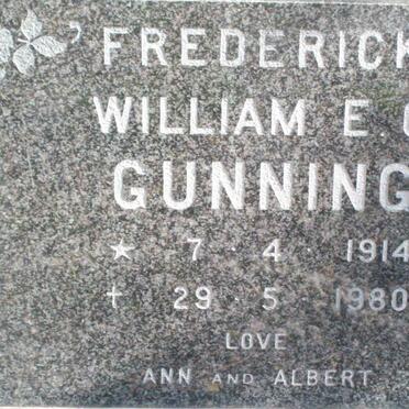 GUNNING Frederick William E.C. 1914-1980