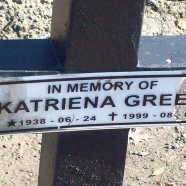 GREEF Katriena 1938-1999