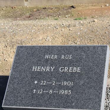 GREBE Henry 1901-1985