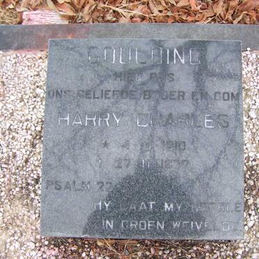 GOULDING Harry Charles 1910-1977