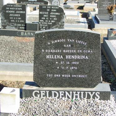 GELDENHUYS Helena Hendrina 1905-1976