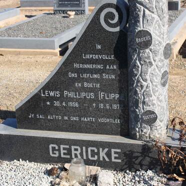 GERICKE Lewis Philipus 1956-1972