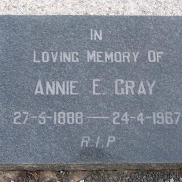 GREY Annie E. 1888-1967