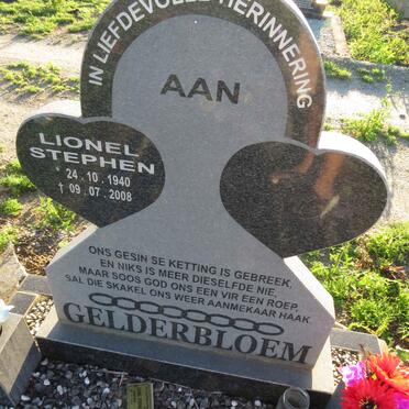 GELDERBLOEM Lionel Stephen 1940-2008