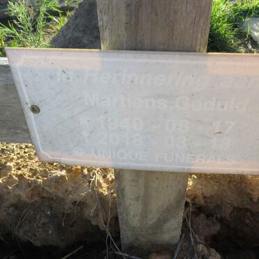 GEDULD Martiens 1940-2018