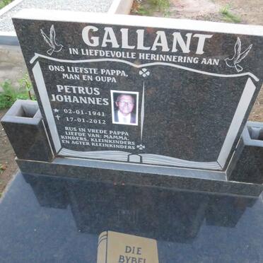 GALLANT Petrus Johannes 1941-2012