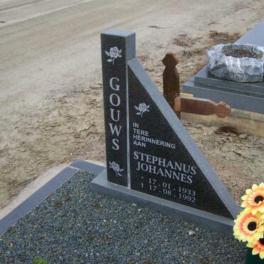 GOUWS Stephanus Johannes 1933-1992