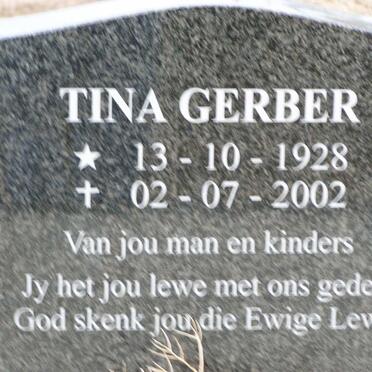 GERBER Tina 1928-2002