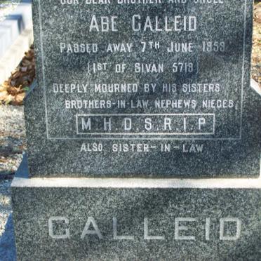 GALLEID Abe -1959