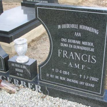 GERBER Francois 1913-1997 &amp; A.M.F. 1914-2002