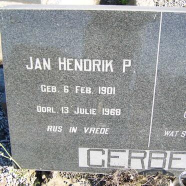 GERBER Jan Hendrik P. 1901-1968 &amp; Sophia M. 1906-1967